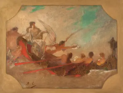 Die Stadt Paris lädt die Welt zu ihren Festen ein, 1892 von Jean-Joseph-Benjamin Constant