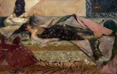 Odaliske – Nr. 1 von Jean-Joseph-Benjamin Constant