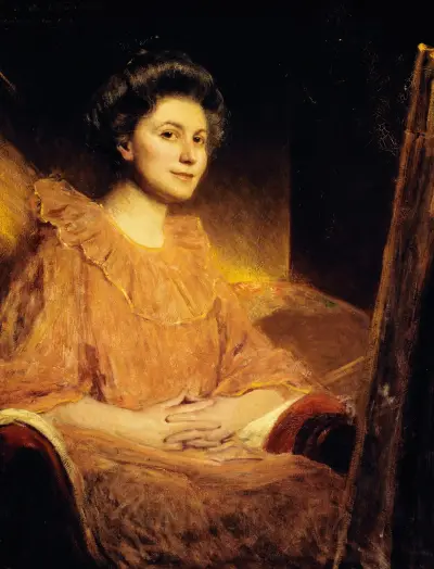 Porträt von Angèle Delasalle von Jean-Joseph-Benjamin Constant