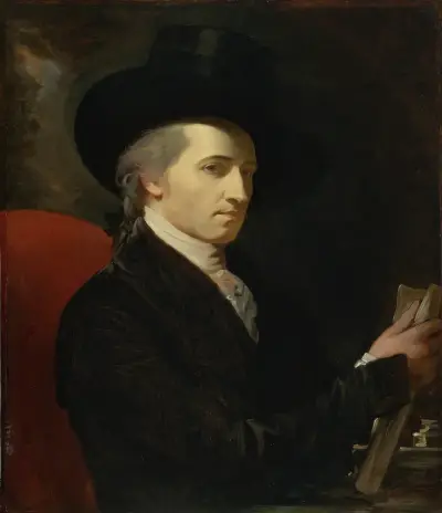 Self-Portrait Of The Artist av Benjamin West