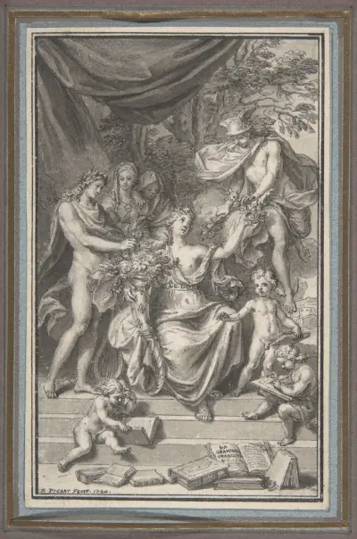 Design for a Frontispiece von Bernard Picart