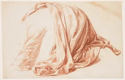 Drapery Study von Bernard Picart