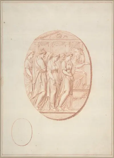 Figures before an Altar von Bernard Picart