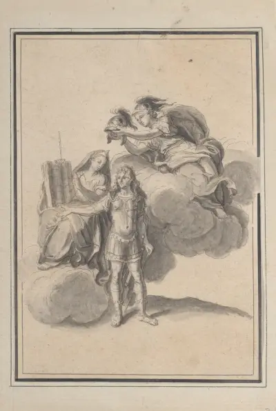 Vignette from the Galerie des Glaces, Versailles – Nr. 2 von Bernard Picart