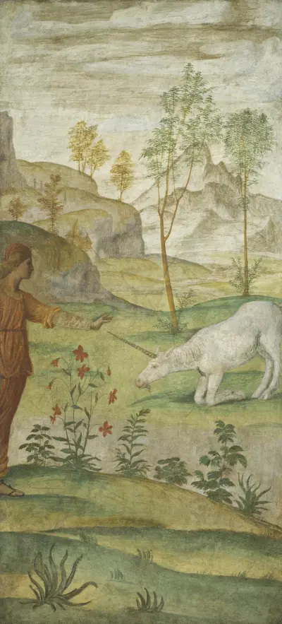 Procris and the Unicorn, Bernardino Luini