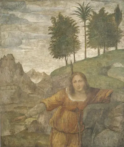 Procris Pierced by Cephalus’ Javelin, Bernardino Luini