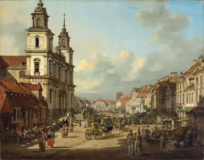 Church of the Holy Cross in Warsaw, Bernardo Bellotto