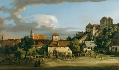 Pirna; The Obertor from the South, Bernardo Bellotto