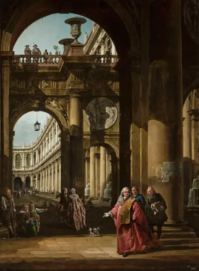 Self-portrait in the attire of the Venetian Procurator, Bernardo Bellotto
