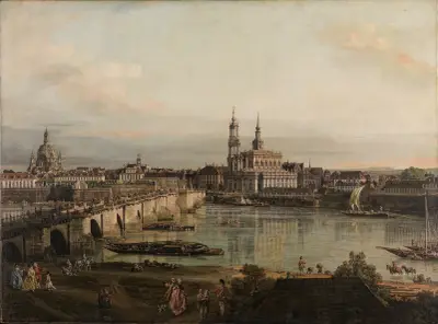 View of Dresden, Bernardo Bellotto