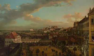 View of Warsaw from the Terrace of the Royal Castle, Bernardo Bellotto