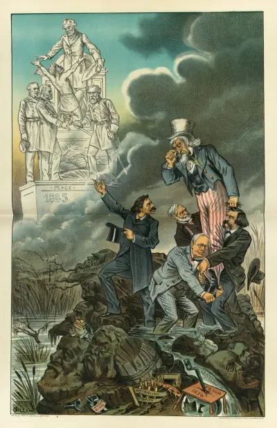 A great past and a pitiful present von Bernhard Gillam