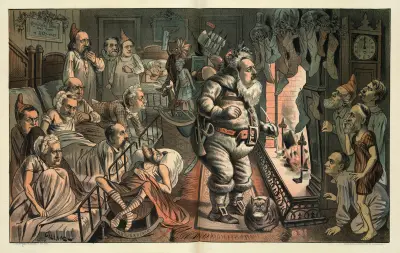A moment of anxiety – who is going to get left von Bernhard Gillam