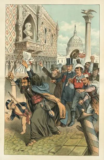 Shylock’s bad bargain von Bernhard Gillam