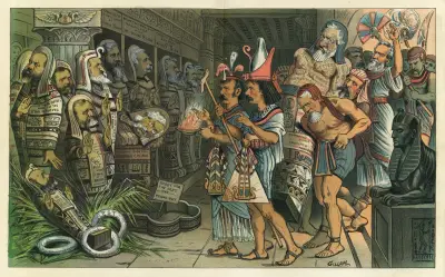 The receiving-vault of the Republican politicians who defied public morality von Bernhard Gillam