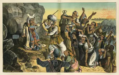 The true inwardness of the Tilden boom – the democratic tribes clamor for Sammy to strike his rocks von Bernhard Gillam