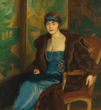 Hilda Österman av Bernhard Österman