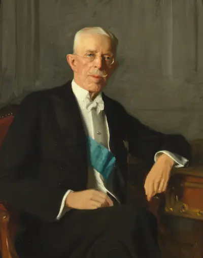 King Gustaf V, 1938 av Bernhard Österman