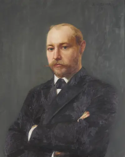 Porträtt av John Jäderström (1861–1918) av Bernhard Österman