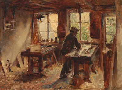 Fra snedkerens værksted av Bertha Wegmann