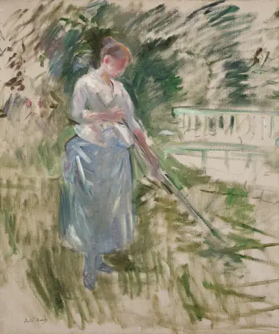 Faneuse av Berthe Morisot