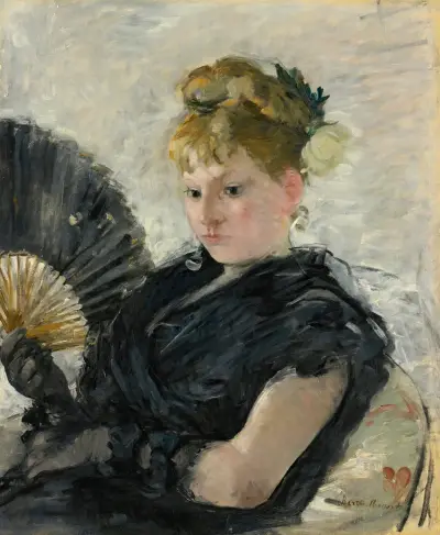 Femme À L’éventail av Berthe Morisot