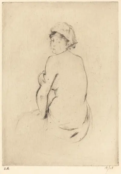 Nude av Berthe Morisot