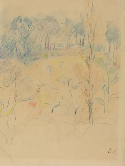 Spring Landscape av Berthe Morisot
