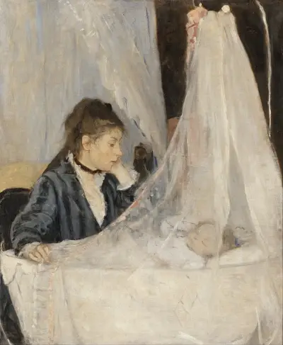The Cradle av Berthe Morisot