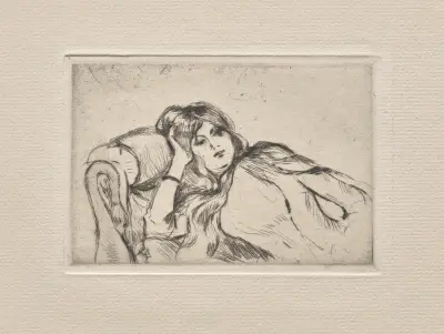 Mladá žena v klidu, Berthe Morisot