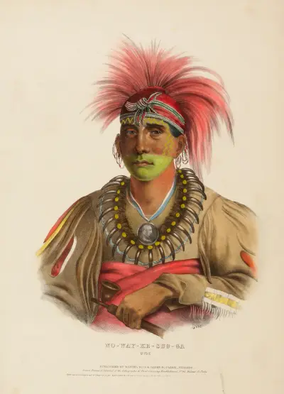 No-Way-Ke-Sug-Ga. Otoe av Charles Bird King