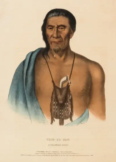 Tish-Co-Han. A Delaware Chief av Charles Bird King