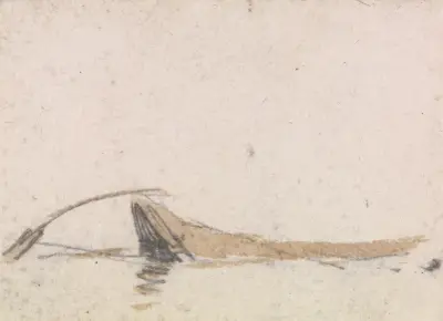One of a Group of Three Studies on the Venetian Logoon. – nr 2 av Myles Birket Foster