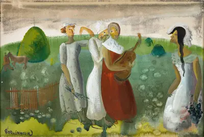 La vieille Russie av Boris Grigoriev