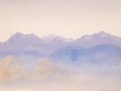 Blue Mist av Arthur Bowen Davies