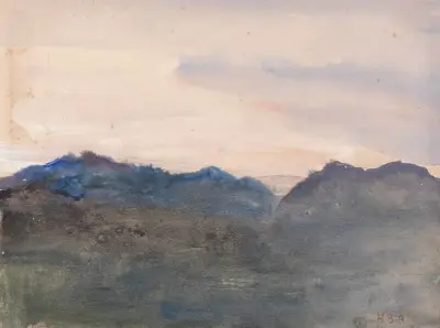 Evening Landscape av Hercules Brabazon Brabazon