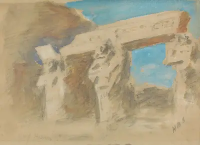 Temple of Gerf Hussein av Hercules Brabazon Brabazon