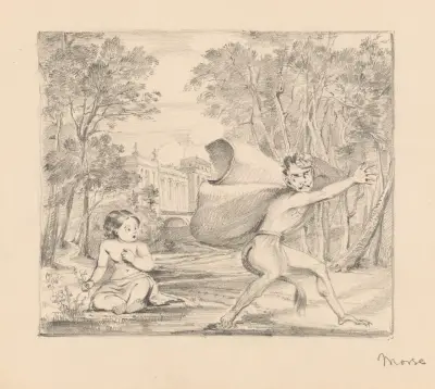 Scene from Scott’s ‘Lay of the Last Minstrel’, Samuel Finley Breese Morse