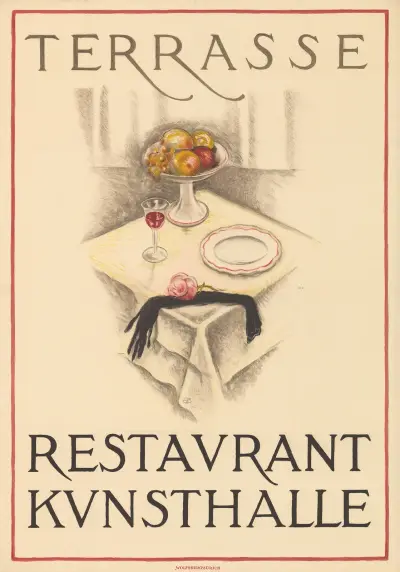 Terrasse – Restaurant Kunsthalle av Burkhard Mangold