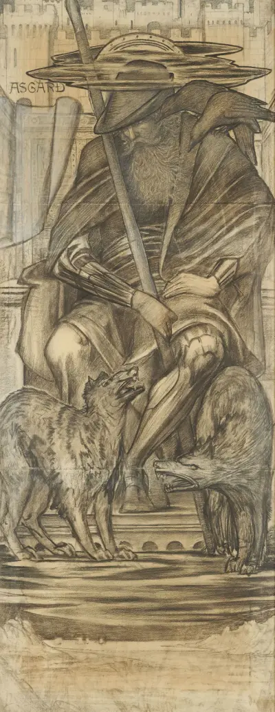 Odin av Sir Edward Coley Burne-Jones