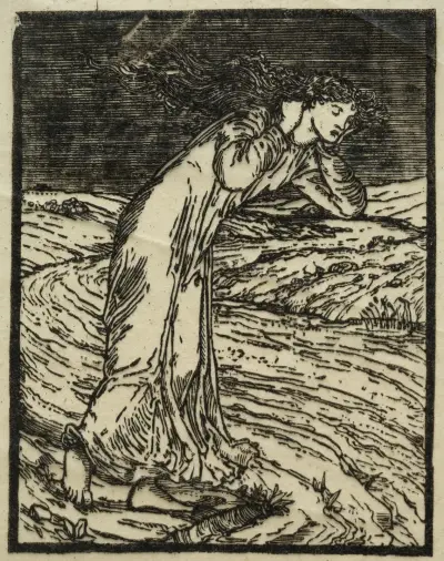 Psyche Throwing Herself into the River av Sir Edward Coley Burne-Jones