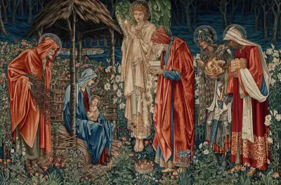 The Adoration of the Magi av Sir Edward Coley Burne-Jones