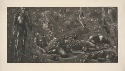 The Briar Wood av Sir Edward Coley Burne-Jones