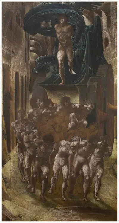 The Car of Love, or Love’s Wayfaring av Sir Edward Coley Burne-Jones