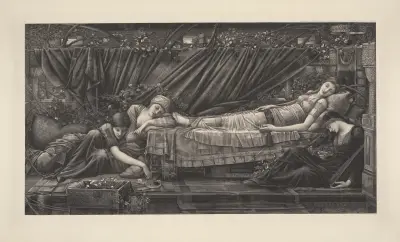 Rosenspaljén av Sir Edward Coley Burne-Jones