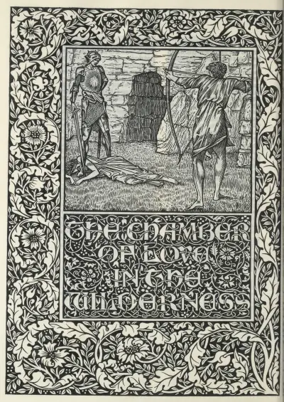 The well at the world’s end – The Chamber of love in the wilderness av Sir Edward Coley Burne-Jones