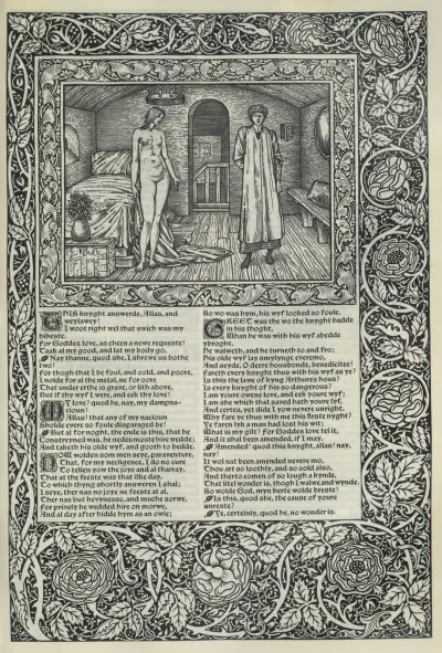 The works of Geoffrey Chaucer Pl.14 av Sir Edward Coley Burne-Jones