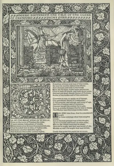The works of Geoffrey Chaucer Pl.15 av Sir Edward Coley Burne-Jones