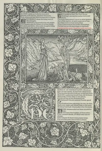 The works of Geoffrey Chaucer Pl.22 av Sir Edward Coley Burne-Jones