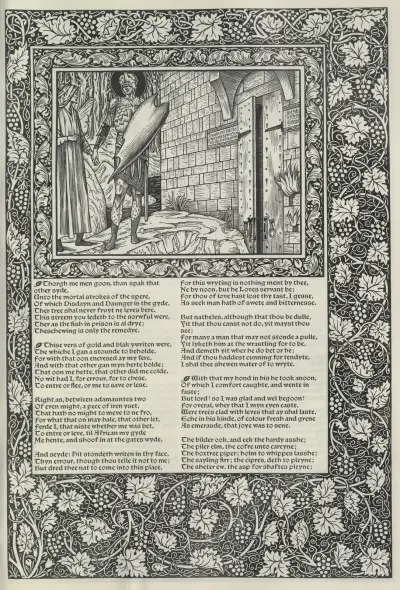 The works of Geoffrey Chaucer Pl.50 av Sir Edward Coley Burne-Jones